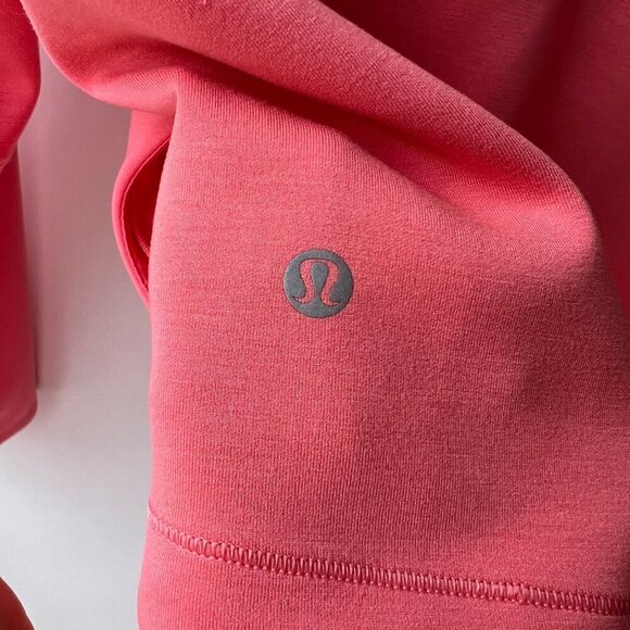 Lululemon airwrap Modal pullover hoodie, Coral, Size 4 J175 - Picture 10 of 11